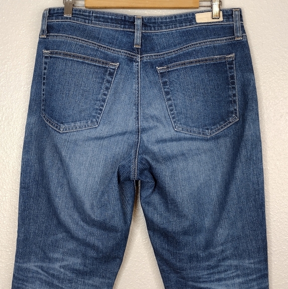 AG Adriano Goldschmied The Isabelle Denim High Rise Straight Crop Jeans Size 31R - Picture 5 of 16